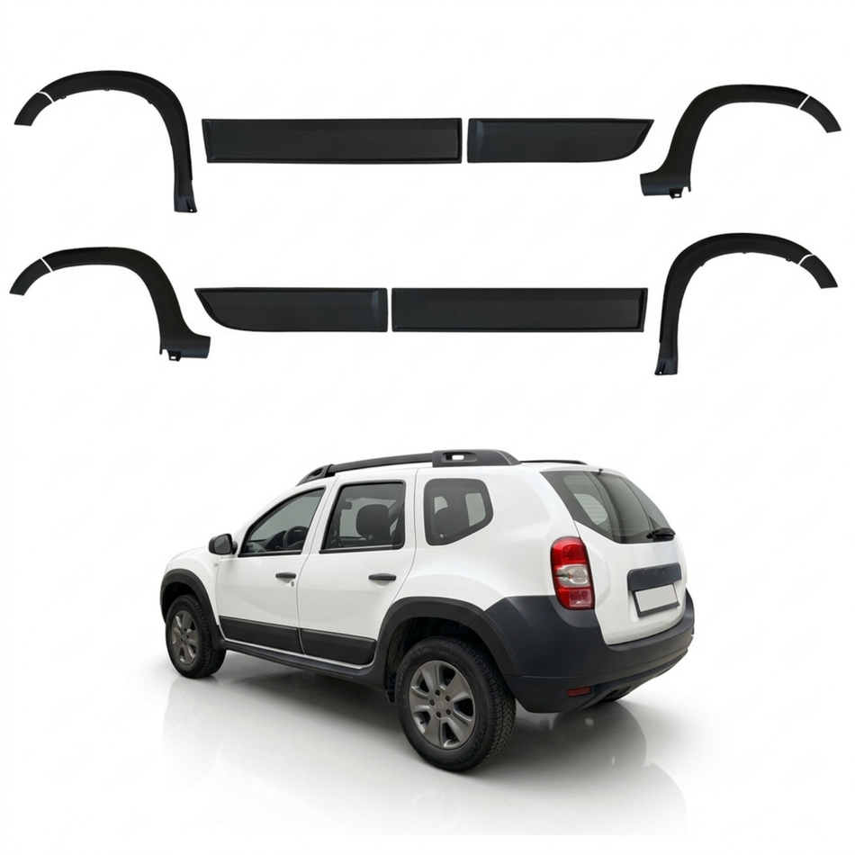 Fender Wheel arch Protector Mudguard for Dacia Duster(HS) 2010-2017 Set of 12